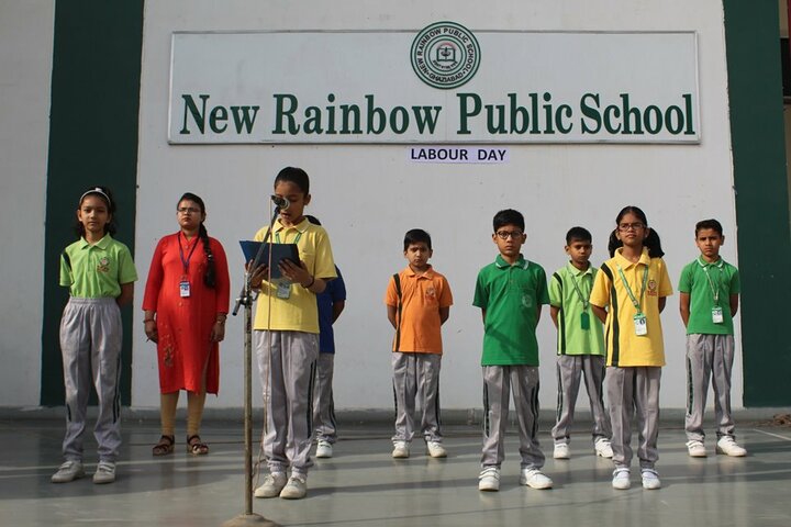 New Rainbow Public School-Labour day