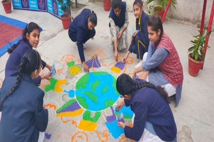 Noble Public School-Rangoli
