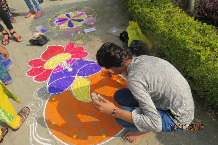 Oxford Public School-Rangoli Competition