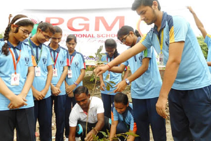 P G M International School-Tree Plantation