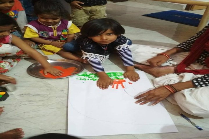 Paul International School-Hand Printing Activity