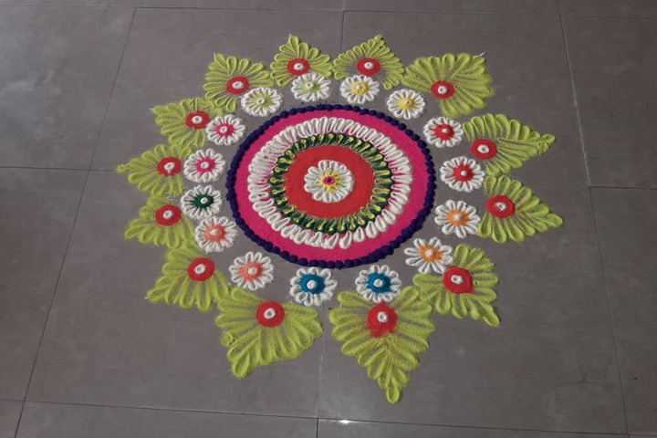 Pinnacle Global School-Rangoli Competition