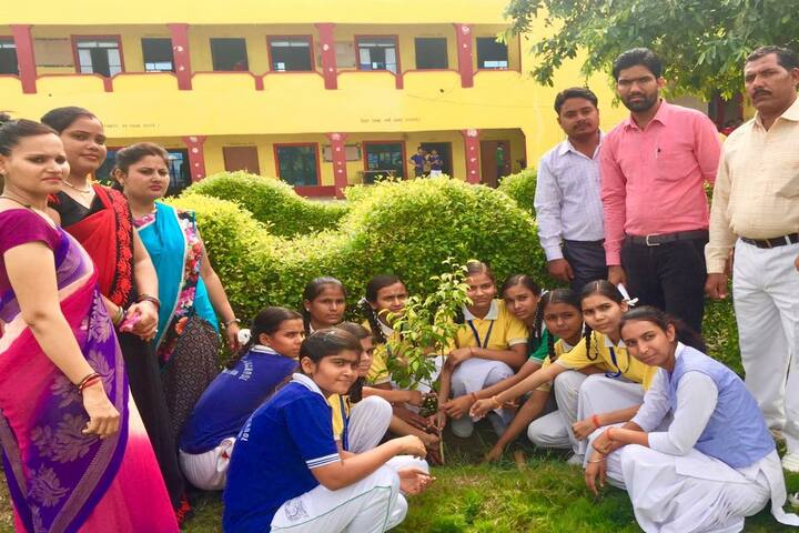 Pradhan Public Senior Secondary School-Tree Plantation