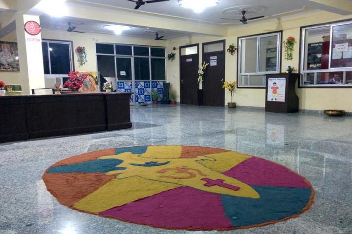 Vivekanand International Public School rangoli