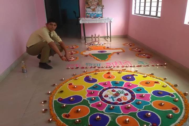 R G Public School-Rangoli