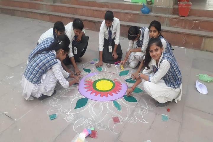 Radha International Academy-Rangoli