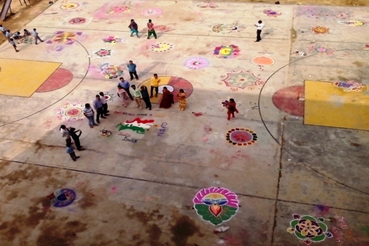 Radhika Senior Secondary School-Rangoli