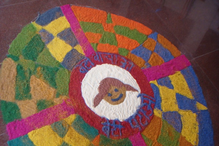 Air Force School-Rangoli