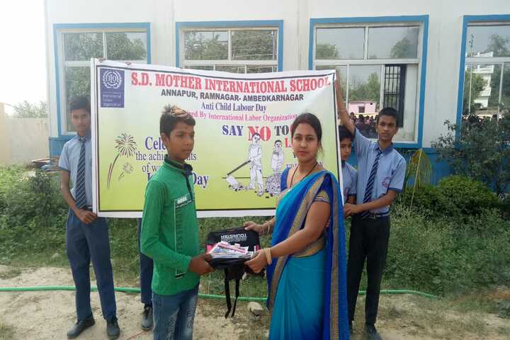 S D Mother International School- Anti Child Labour Day