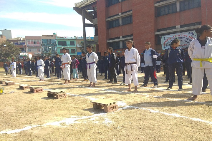 Government model high school-sports day
