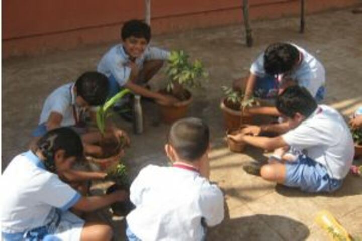 Sanskar International School-Earth day