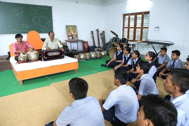 Sant Atulanand Residential Academy- Music room
