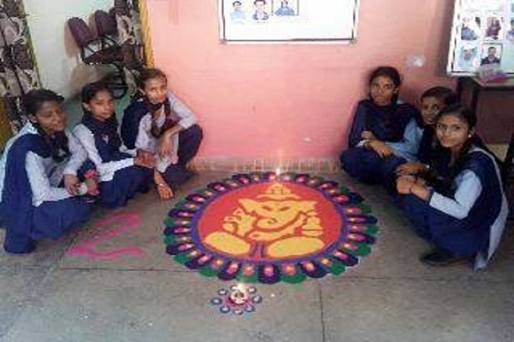 Government High School-Rangoli competition