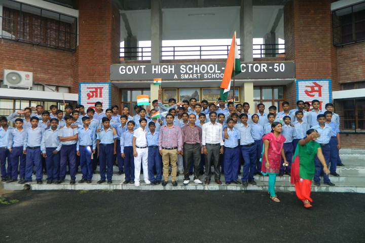 Government High School A Smart School-Independance Day Celebration
