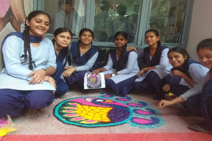 Govt Model High School-Events rangoli