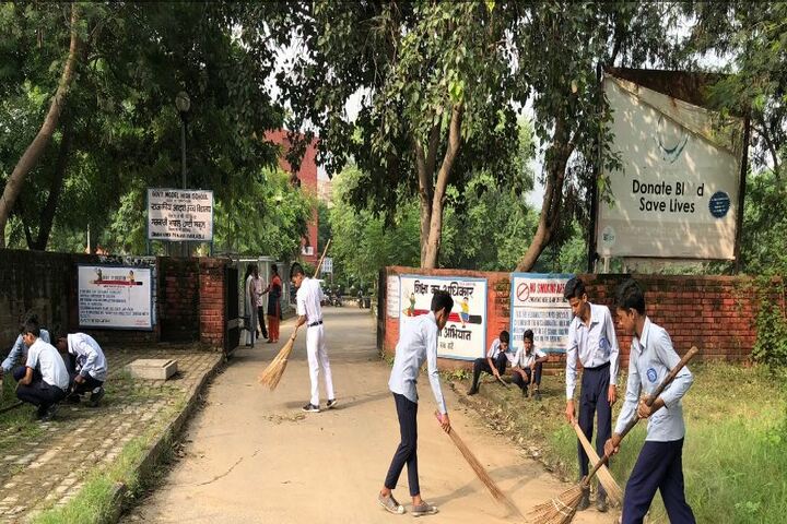Government Model High School-Swachh Bharath