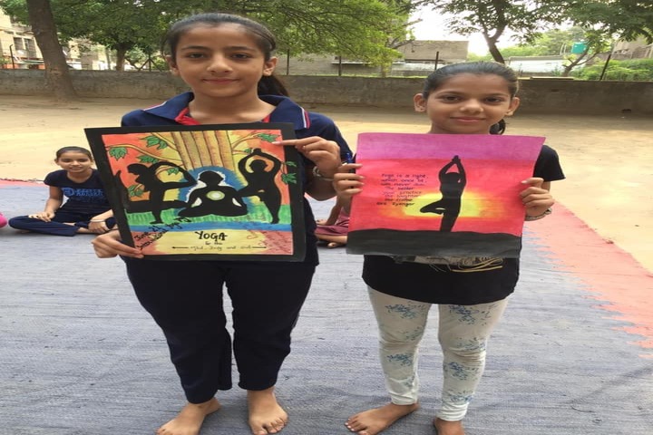 Government Model High School-Yoga Day