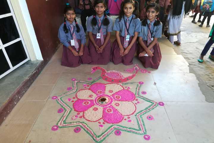 St Joseph School-Rangoli Competition