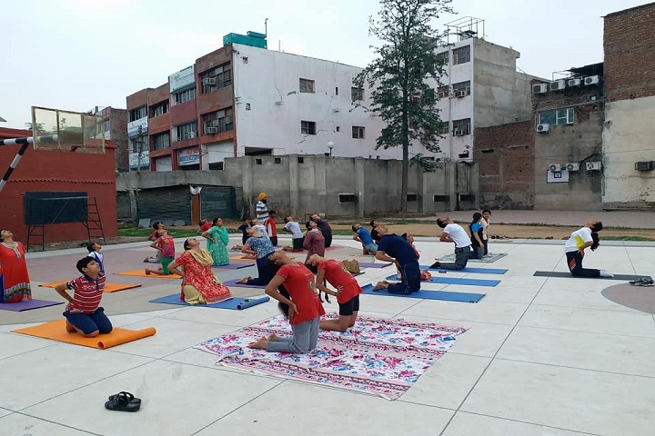 Government Model Senior Secondary School-Yoga class