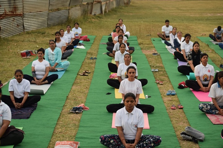 Government Model Senior Secondary School-Yoga Day