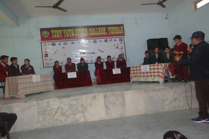 Tiny Tots English Medium School-Quiz competition