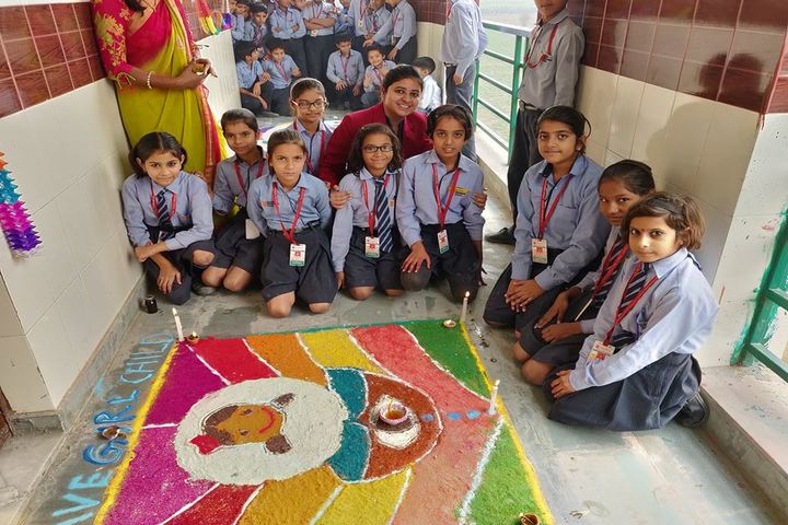 Vedantic International School-Rangoli Competition