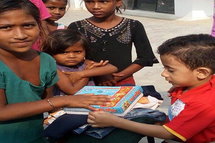 Vishwanath Academy-Helping the poor by Student