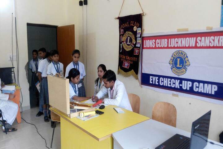 Vivekanand Modern Academy-Eye Check-up Camp
