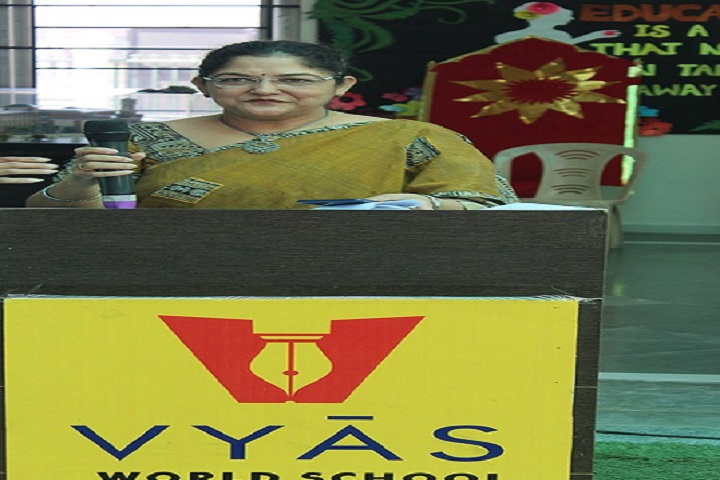 Vyas World School-Principal Speech
