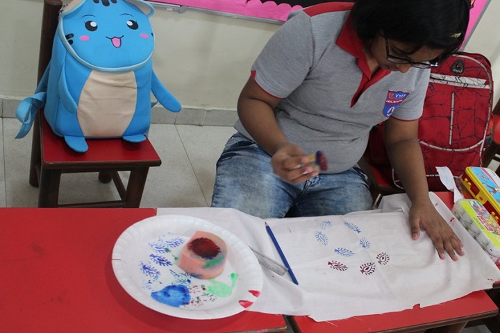 Vyas World School-rangoli