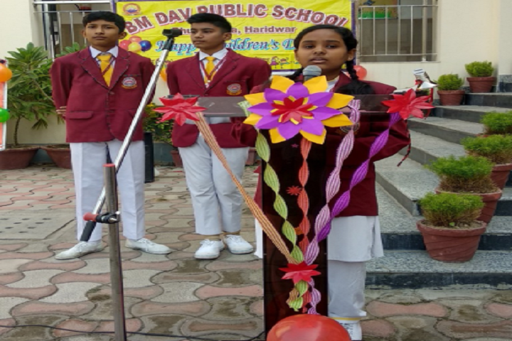 Bmdav Public School-Student Speech
