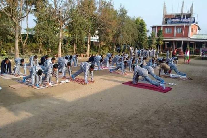 Colonels Academy-Yoga Activity