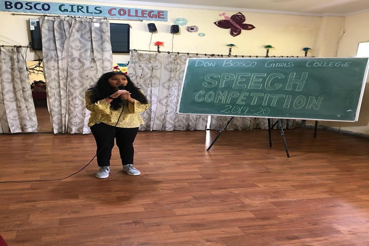 Don Bosco Girls College-Speech Competition
