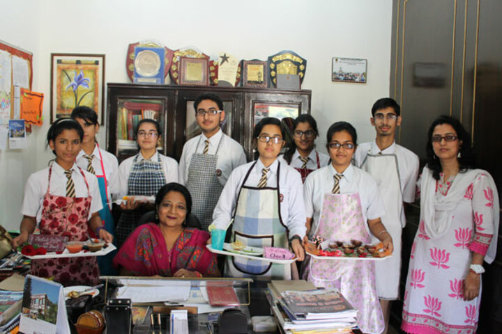 Doon International School-Salad Making Competition