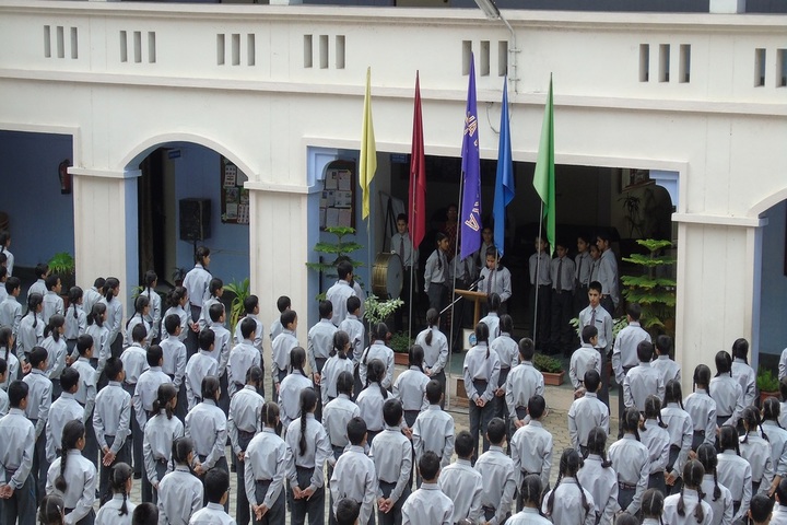 Eklavya Adarsh Awasiya Vidyalaya-Assembly