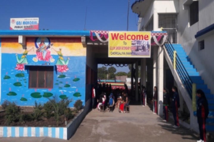 G D J Memorial Public School Chorgaliya-School Entrance