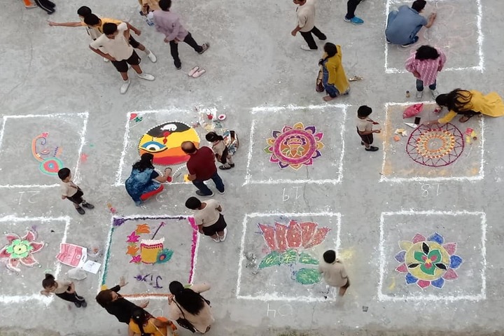 Heritage Academy-Rangoli Competition