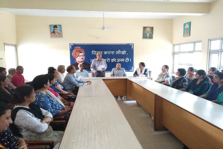 Sharda Sarvhitkari Senior Secondary School-Meeting
