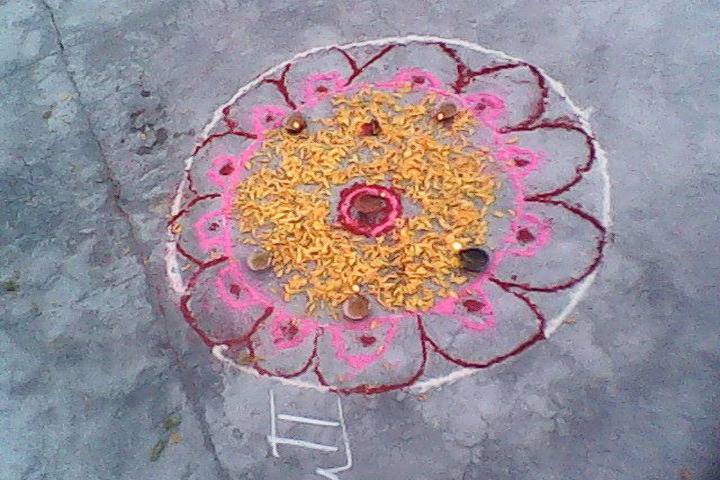 Master Mind Public School-Rangoli Competition