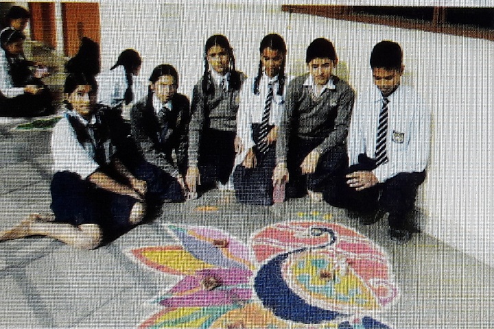 Sri Guru Gobind Singh Collegiate Public School-Rangoli Competitions