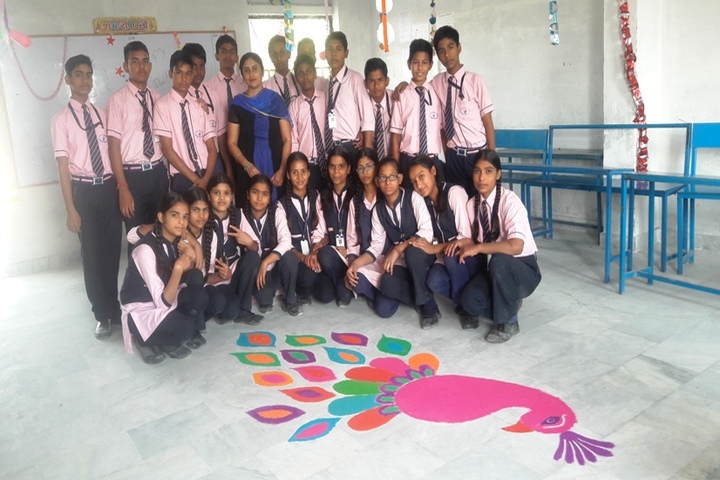 New St Thomas Academy-Rangoli Competition