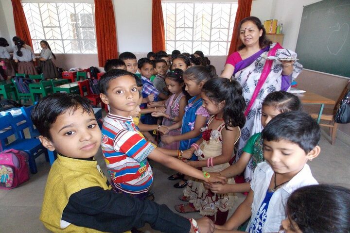 Nirmal Ashram Deepmala Pagarani School-Rakhi Celebrations