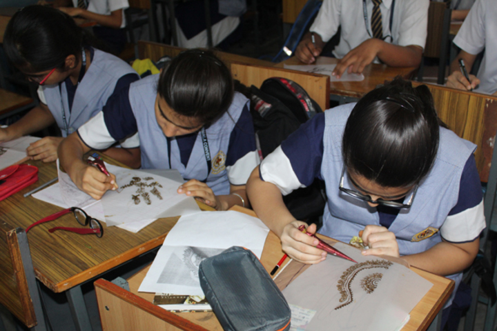 Nirmala Convent Senior Secondary School-Mehandi Competition