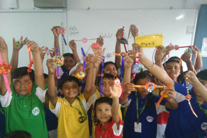 Sai Public School-Rakhi Making