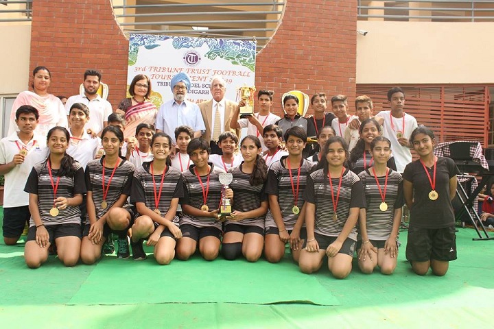 Tribune Model School-Football Tournament