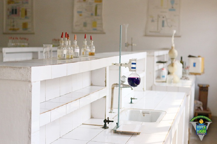 Vivek High School-chemistry lab