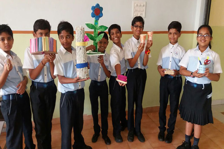 Athena World School- Best out of waste