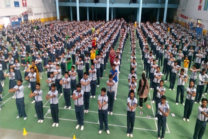 Hem Sheela Model School-International Yoga Day