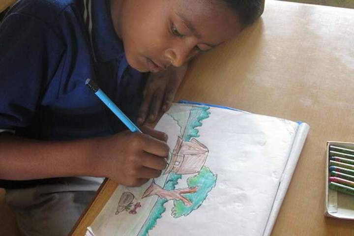 Himalayan Buddhist Cultural School-Drawing Activity