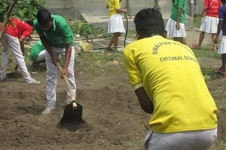 Himalayan Buddhist Cultural School-Tree Plantation